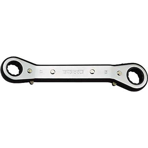 Ratcheting Offset Ring Spanner 6x8mm